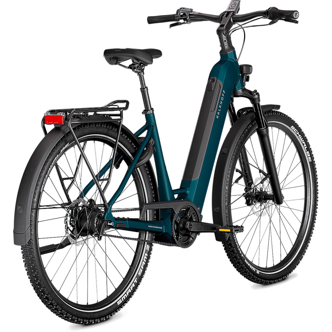 Kalkhoff K26 Entice 3 Excite Belt 600Wh WA Matte Dark Springs Green - Pushys
