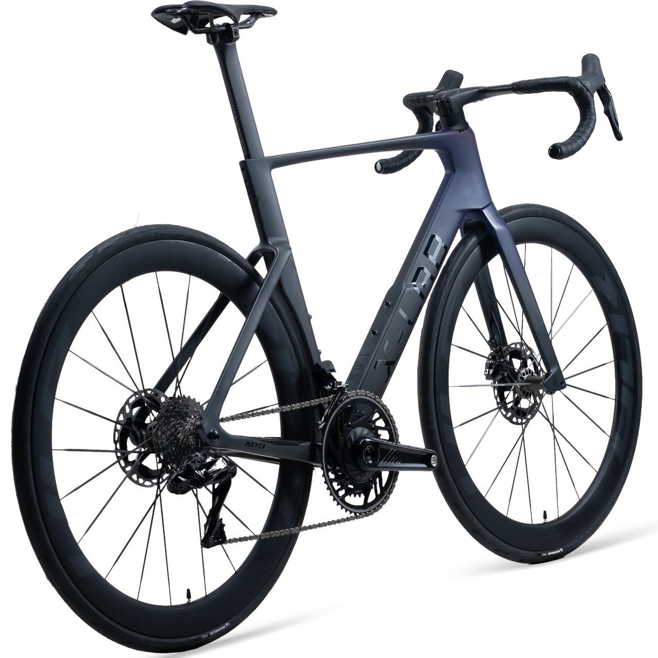 X-LAB AD9 Dura Ace Di2 Hawkeye Road Bike Purple/Black - Bikebug
