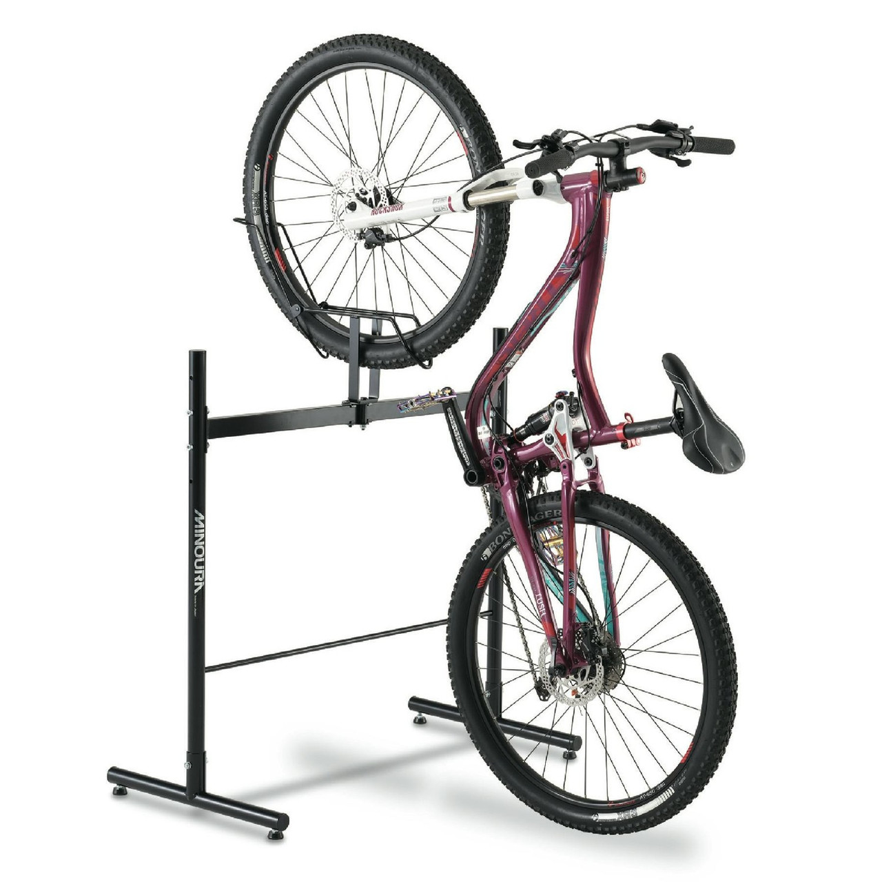 Minoura DS-4200 Front Wheel Vertical 3 Bike Display Stand - Bikebug