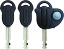 Kryptonite Evolution Mini-7 U-Lock 8.3cm x 17.8cm (w/ Kryptoflex Cable 122cm) Black/Orange