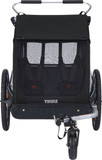 Thule Coaster XT Kids Double Bike Trailer Black on Black