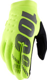 100% Brisker Gloves Fluo Yellow