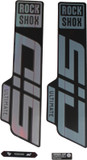 RockShox Sid Ultimate Fork Decal Kit Gloss Rainbow Foil for High Gloss Black
