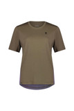 Mons Royale Womens Tarn Merino Shift Tee-Shirt Walnut / Thistle