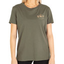 UNIT Riches SS Womens T-Shirt Military Green 2022