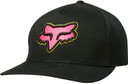 Fox Clothing Epicycle Flexfit Hat Black/Pink Small/Medium