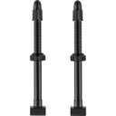 Giant Lightweight Tubeless Valve Stems 70mm Pair Black