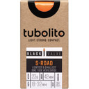 Tubolito S-Tubo 42mm Presta Valve Black Road Tube 700x18-32C