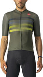 Castelli Endurance Pro SS Jersey Military Green/Blue Sulphur 2022