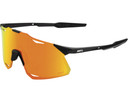 100% Hypercraft Sunglasses Matte Black (HiPER Red Multilayer Mirror Lens)
