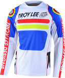 Troy Lee Designs Sprint Youth MTB LS Jersey Drop In White