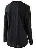 Troy Lee Designs Lilium Jacquard Womens LS Jersey Black