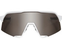 100% S3 Sunglasses Matte White (HiPER Silver Mirror Lens)