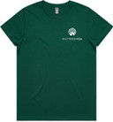 OUTDOOR24 Maple SS Womens T-Shirt Forest Green Medium