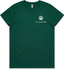 OUTDOOR24 Maple SS Womens T-Shirt Forest Green X-Small