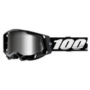 100% Racecraft 2 MTB Goggles Mirror Silver Lens Black