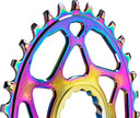absoluteBLACK Premium Oval 30T Raceface Boost Cinch 3mm Offset Rainbow Chainring
