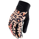 Troy Lee Designs Luxe Womens MTB Gloves Leopard Bronze