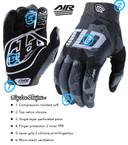 Troy Lee Designs Air MTB Gloves Solid Blue