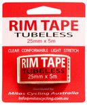 Mitas Clear Ding Tape Tubeless Rim Tape 25mm x 5m