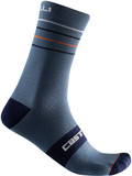 Castelli Endurance 15 Socks Light Steel Blue/Pop Orange 2022