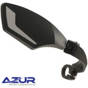 Azur Focus Bar Mount Anti-Glare Bicycle Mirror Black