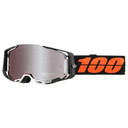 100% Armega MTB Goggles HiPER Mirror Silver Lens Blacktail Black