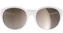 POC Avail Sunglasses Hydrogen White (Brown Silver Mirror Lens)