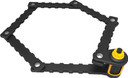 OnGuard K9 Heavy Duty 70cm Folding Link Plate Bicycle Combonation Lock