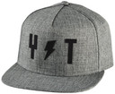 YT Logo Bright Snapback Cap Grey Heather