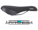 BBB BSD-12 MultiDensity 170mm Anatomic Touring Saddle Black