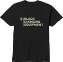 Black Diamond Stacked Logo T-Shirt Black