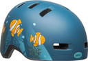 Bell Lil Ripper Helmet Matte Grey/Blue Clown Fish