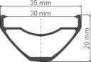 DT Swiss M502 28H 30mm 29" Rim