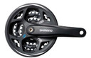 Shimano FC-M311 175mm 48/38/28T Front Crankset with Guard Black