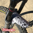Dirtsurfer Mudguard Octopus Pink/Blue