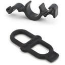 Exposure Lights QR Saddle Rail Bracket for Flare Black/Red