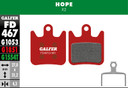 Galfer Bike FD467 Hope X2 Advanced Disc Brake Pads