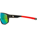 BZ Optics RST Sunglasses Black/Red (Green HD Mirror Lenses)