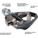 Shimano PD-ES600 SPD MTB Pedals Black