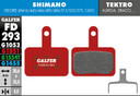 Galfer Bike FD293 Shimano Tektro TRP Advance Disc Brake Pads