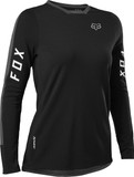 Fox Defend Pro LS Womens Jersey Black 2022