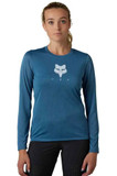 Fox Ranger Tru-Dri Womens MTB LS Jersey Dark Slate Blue