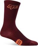 Fox Ranger 8" Womens Socks Dark Maroon Unisize