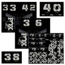 Fox Custom Fork and Shock Decal Kit 2021 Battleship Grey