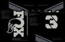 Fox Custom Fork and Shock Decal Kit 2021 Battleship Grey