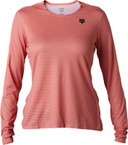 Fox Flexair Ascent Womens MTB LS Jersey Salmon 