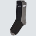 Oakley Icon Road Socks Black Grey