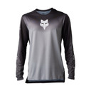 Fox Flexair Novah Mens MTB LS Jersey Steel Grey 