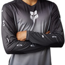 Fox Flexair Novah Mens MTB LS Jersey Steel Grey 